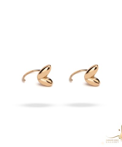 گوشواره طلا قلب فانتزی مینیمال