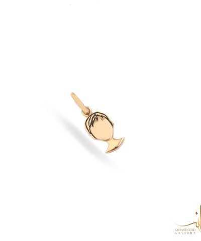 آویز طلا دختر مو کوتاه