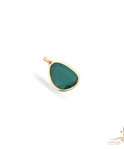 آویز طلا کندی سبز آبنباتی خاص