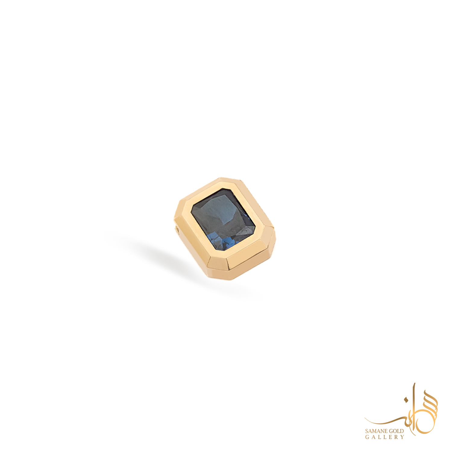 آویز طلا رقصان آبی نفتی شیک