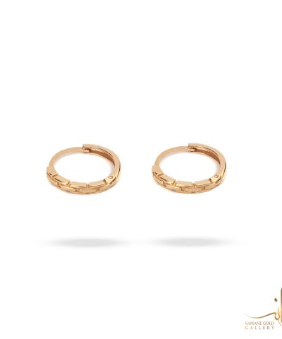 گوشواره طلا حلقه‌ای زد Z