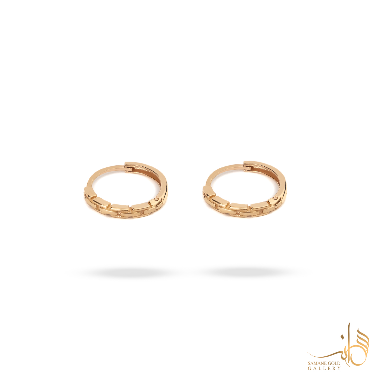 گوشواره طلا حلقه‌ای زد Z