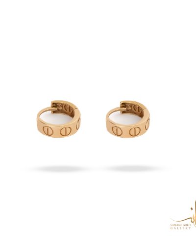 گوشواره طلا حلقه‌ای لاوکارتیه