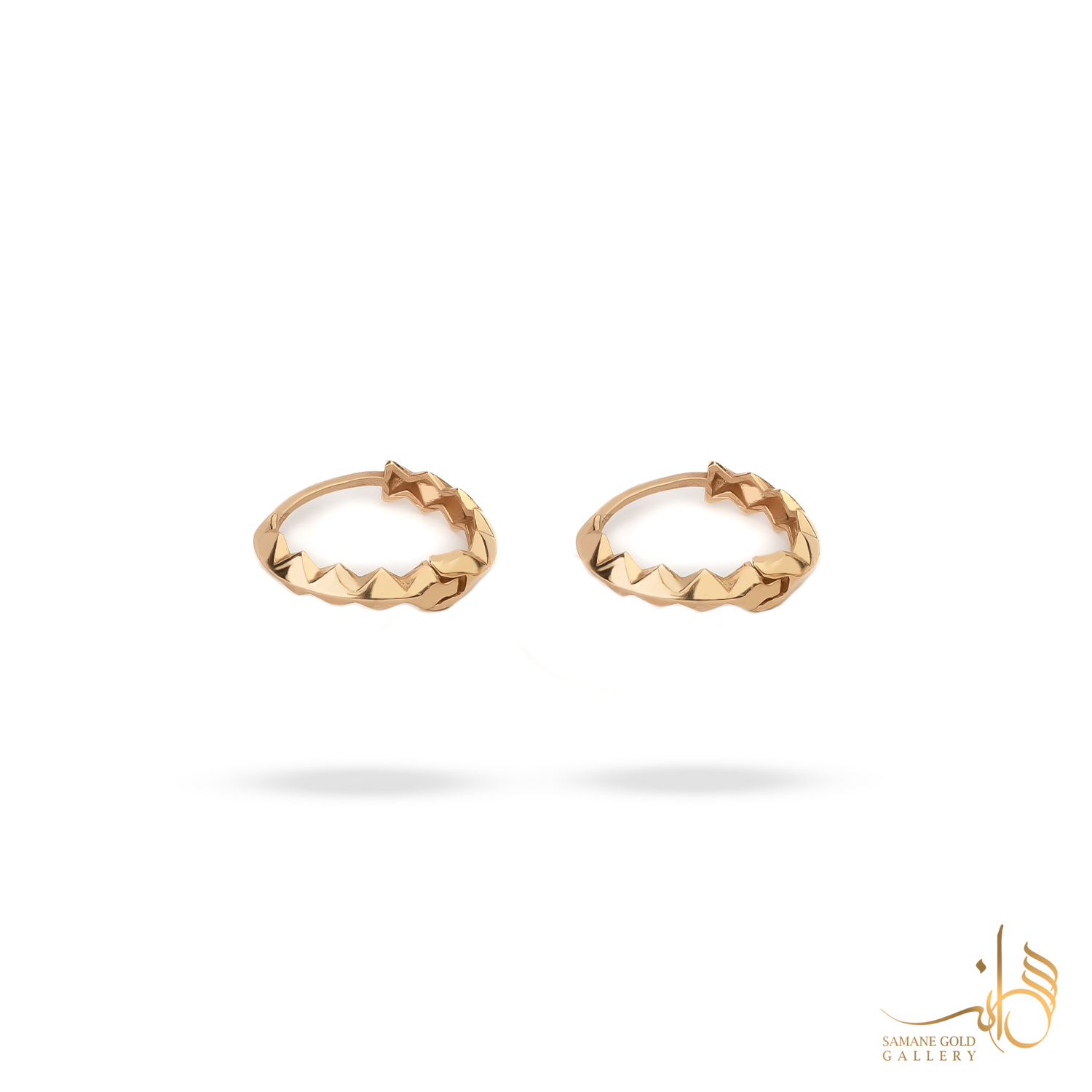 گوشواره طلا حلقه‌ای دالبر