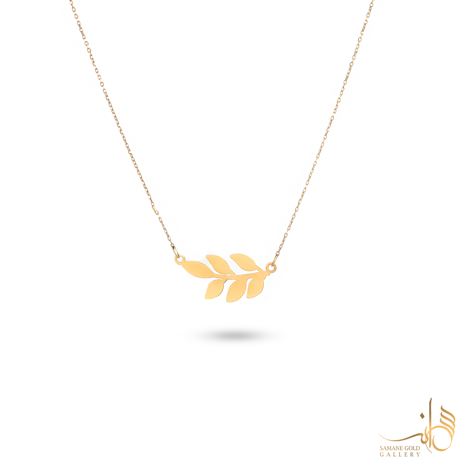 گردنبند طلا برگ