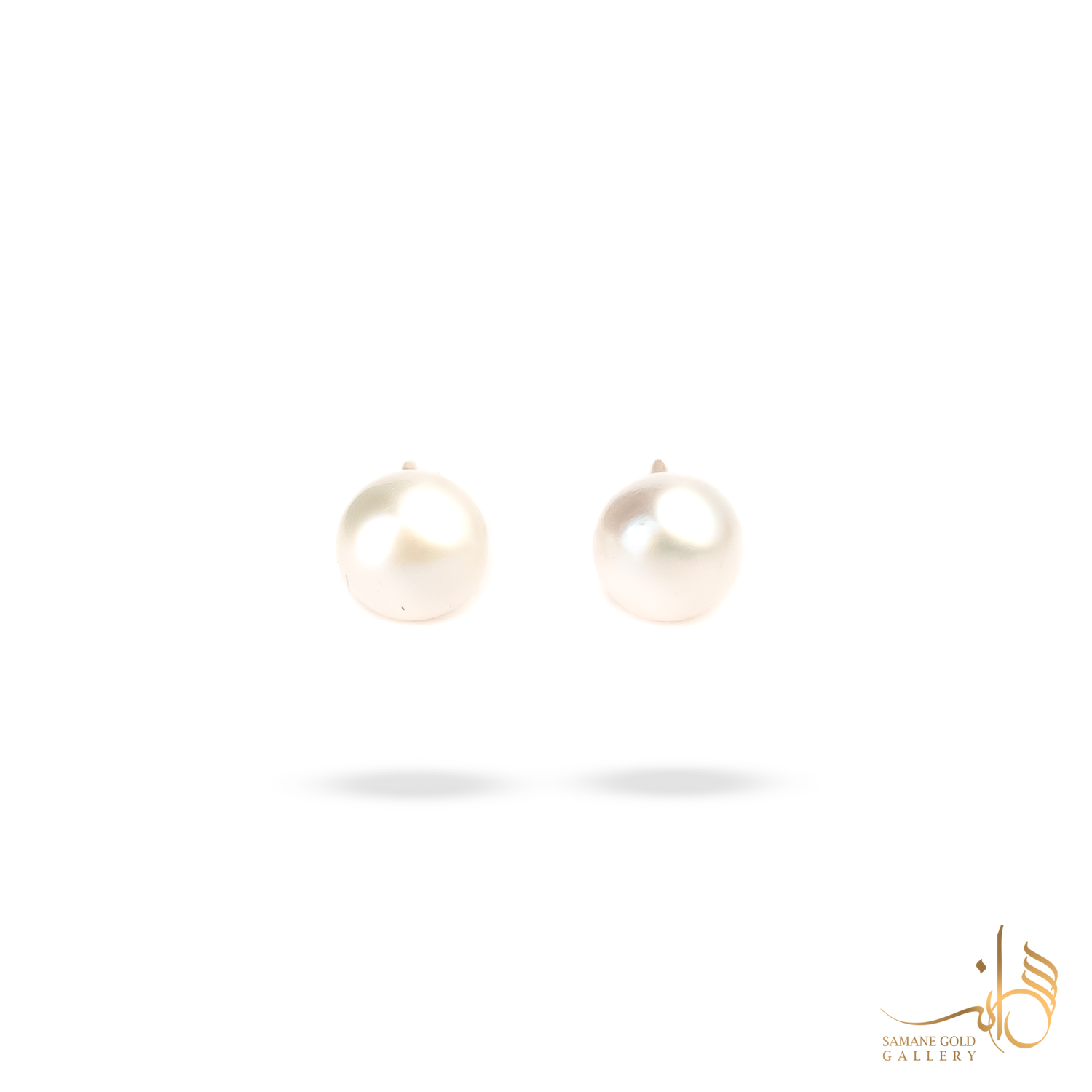 گوشواره طلا میخی مروارید پرورشی