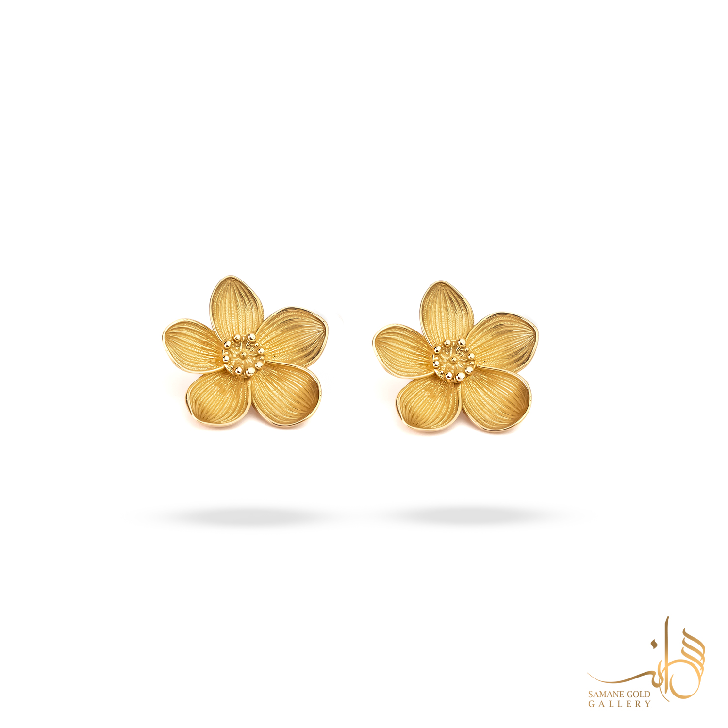 گوشواره طلا گل شیک