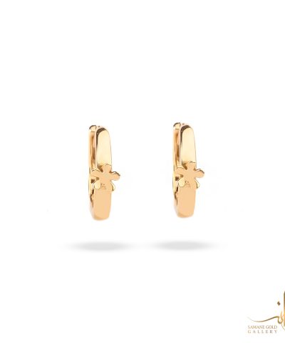 گوشواره طلا روکو گل