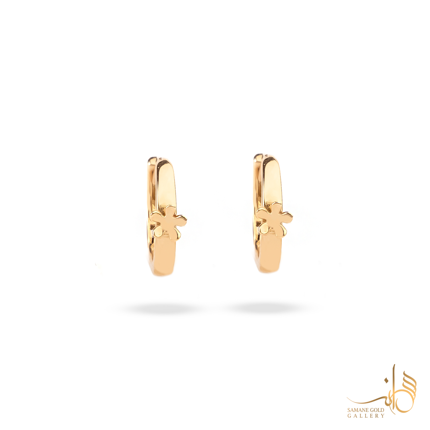 گوشواره طلا روکو گل