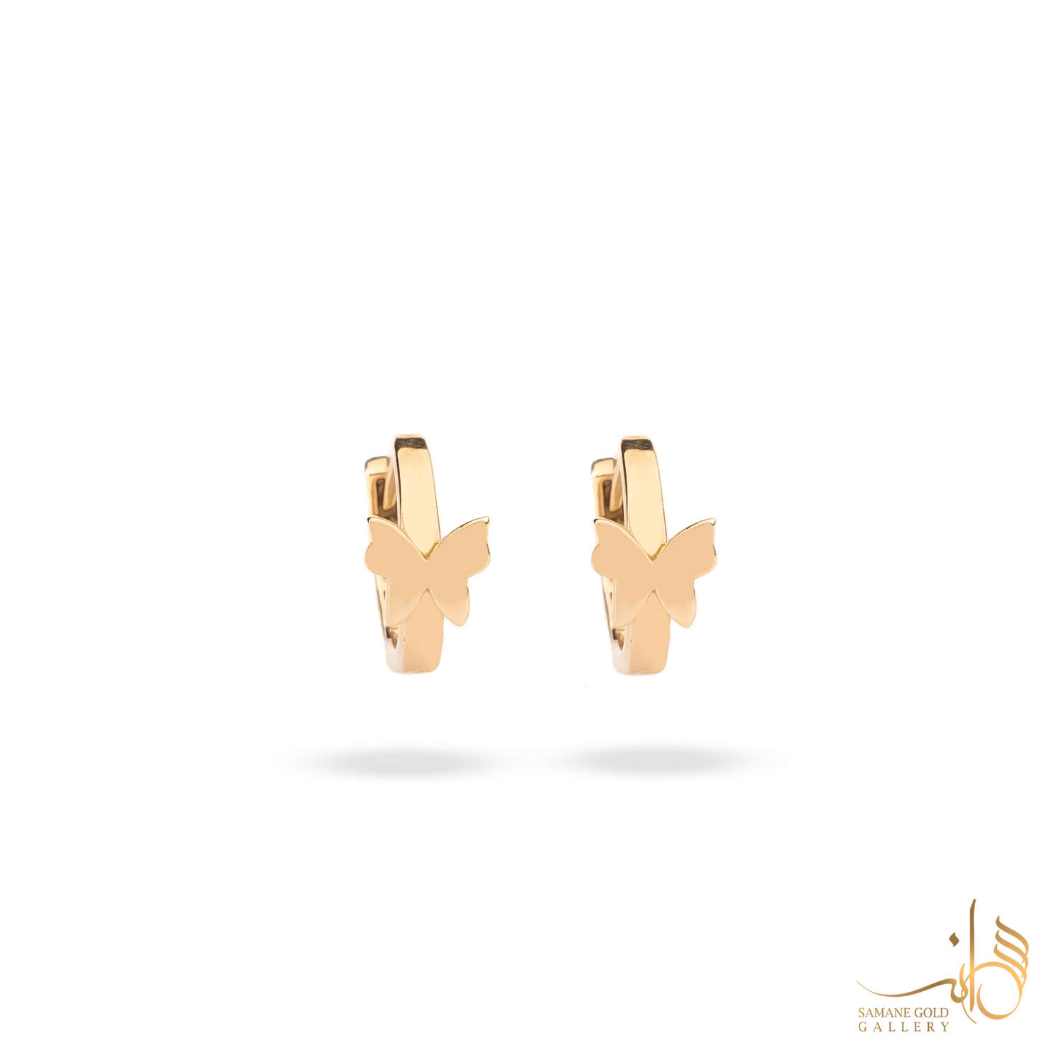 گوشواره طلا روکو پروانه