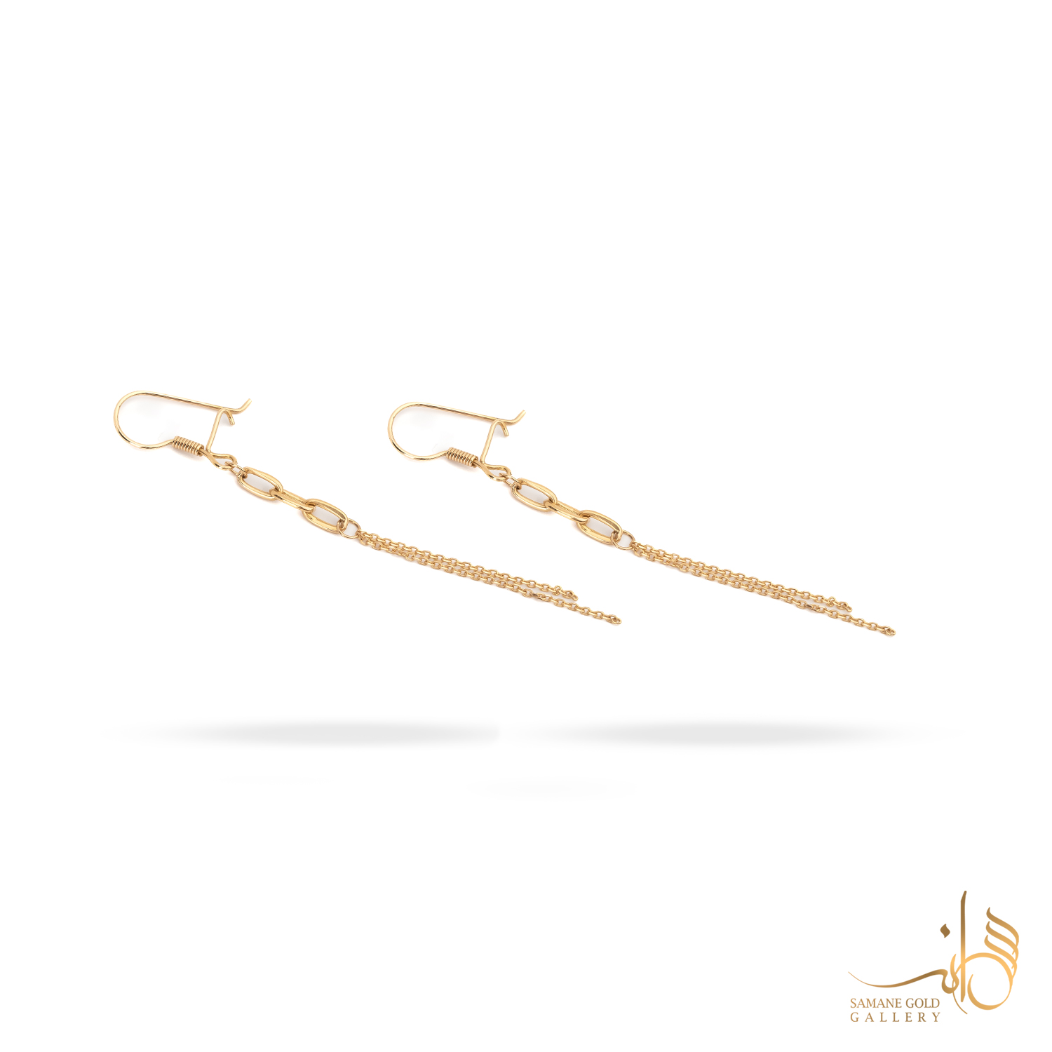 گوشواره طلا عصایی هرمس