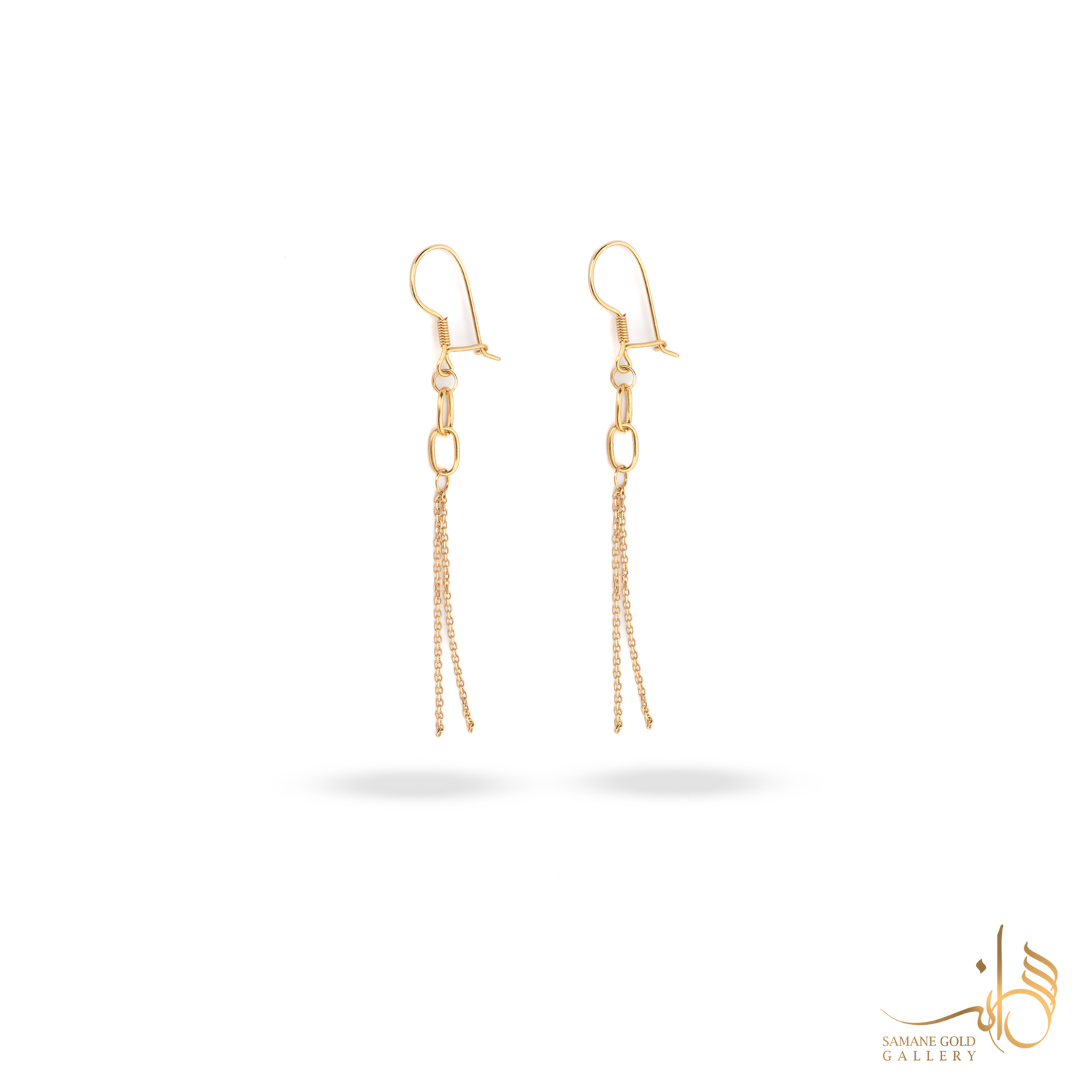 گوشواره طلا عصایی هرمس شیک