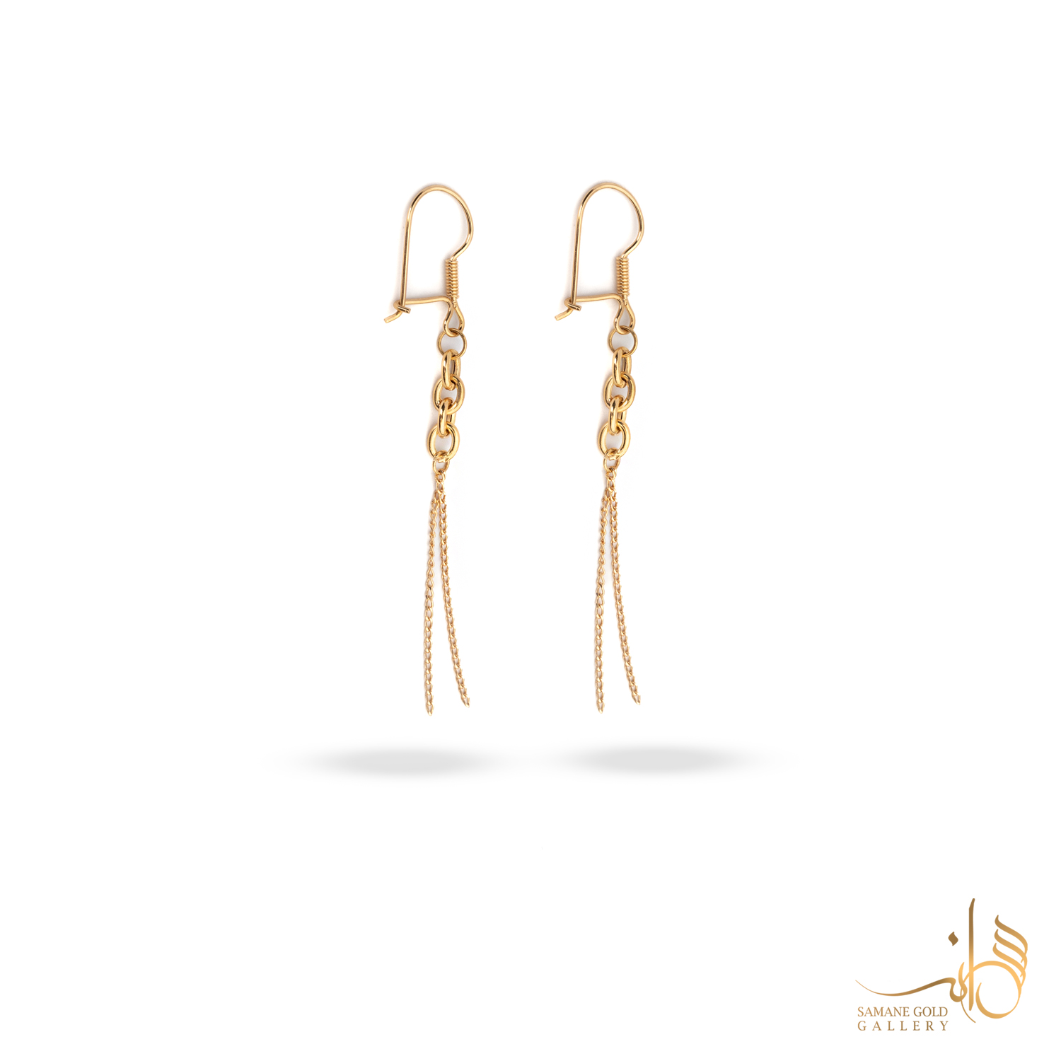 گوشواره طلا عصایی رولو شیک