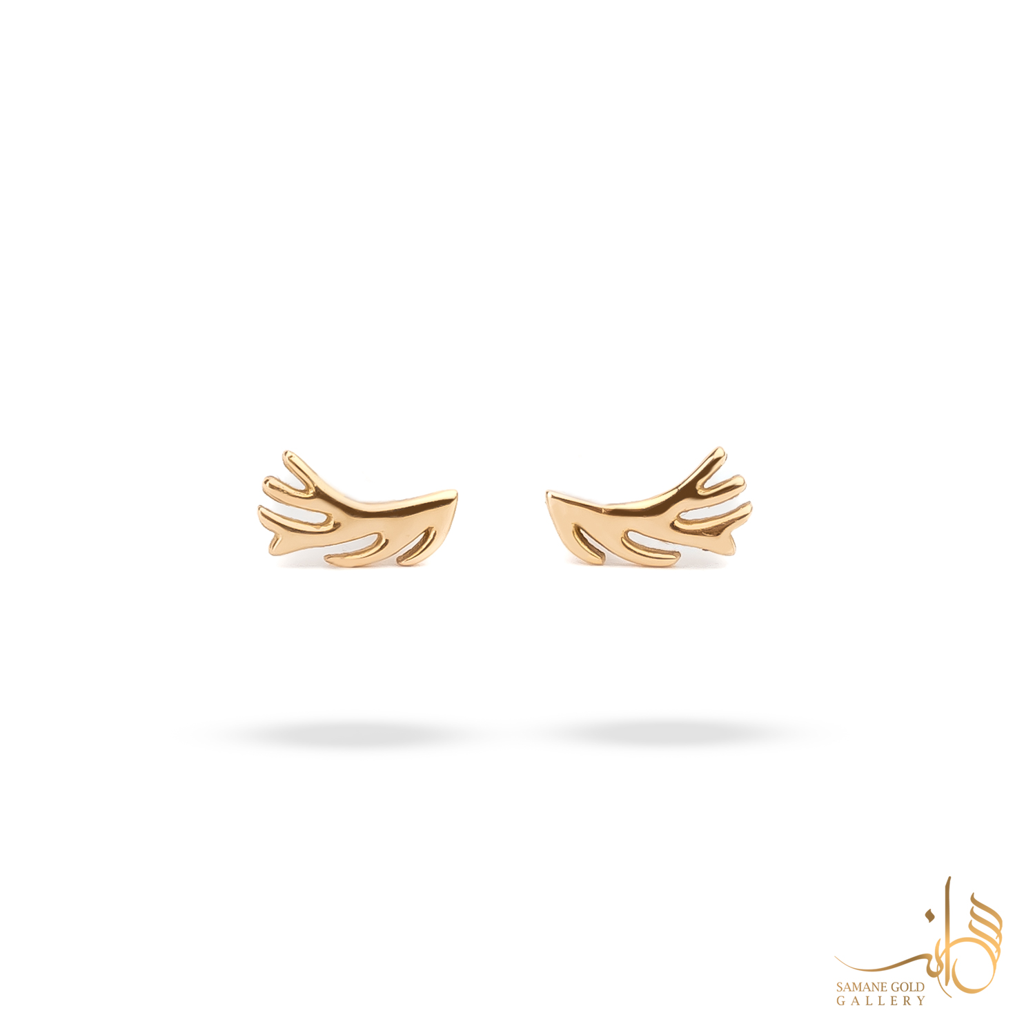 گوشواره طلا میخی بال فرشته