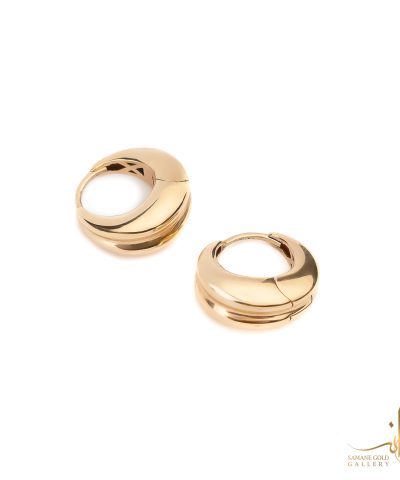گوشواره طلا حلقه ای دورج