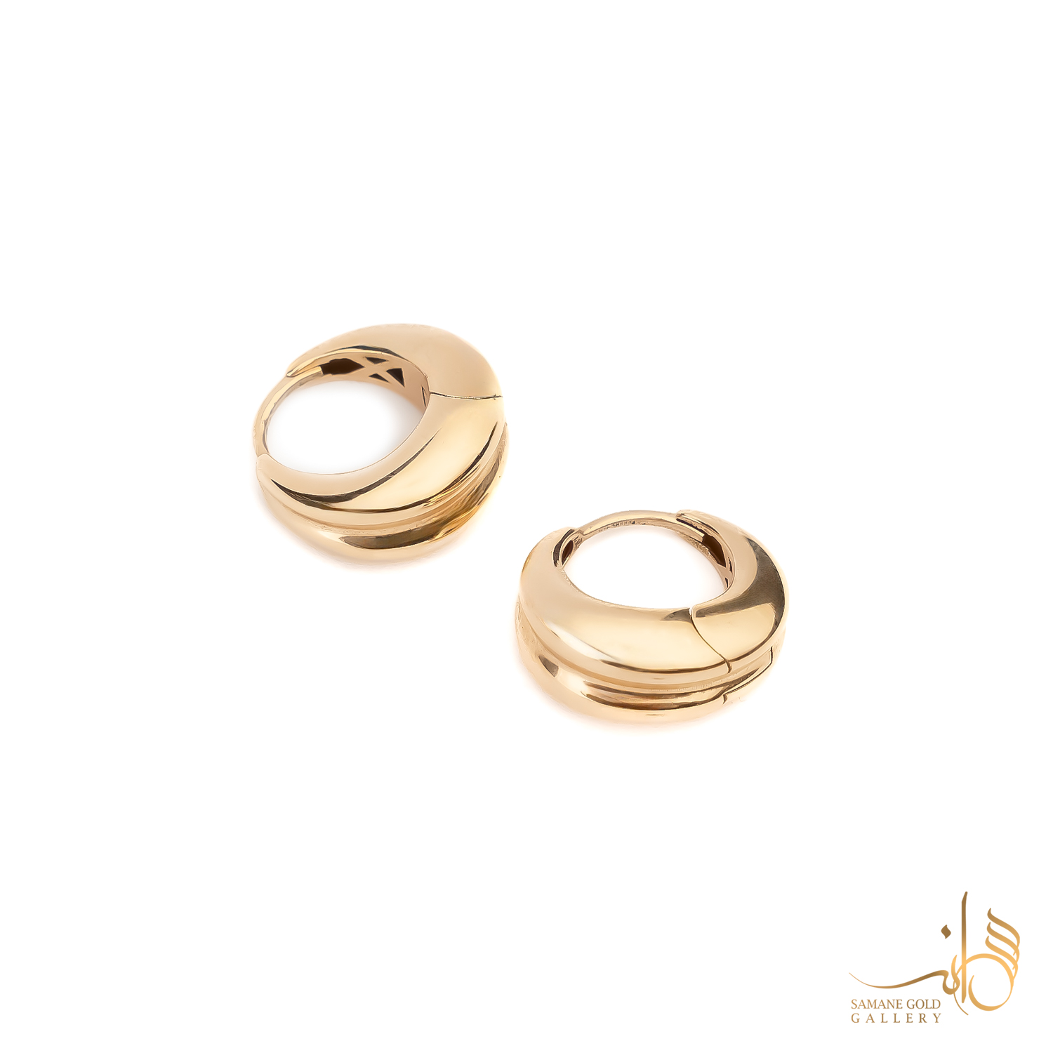 گوشواره طلا حلقه ای دورج