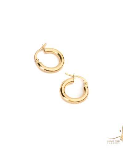 گوشواره طلا حلقه‌ای ساده