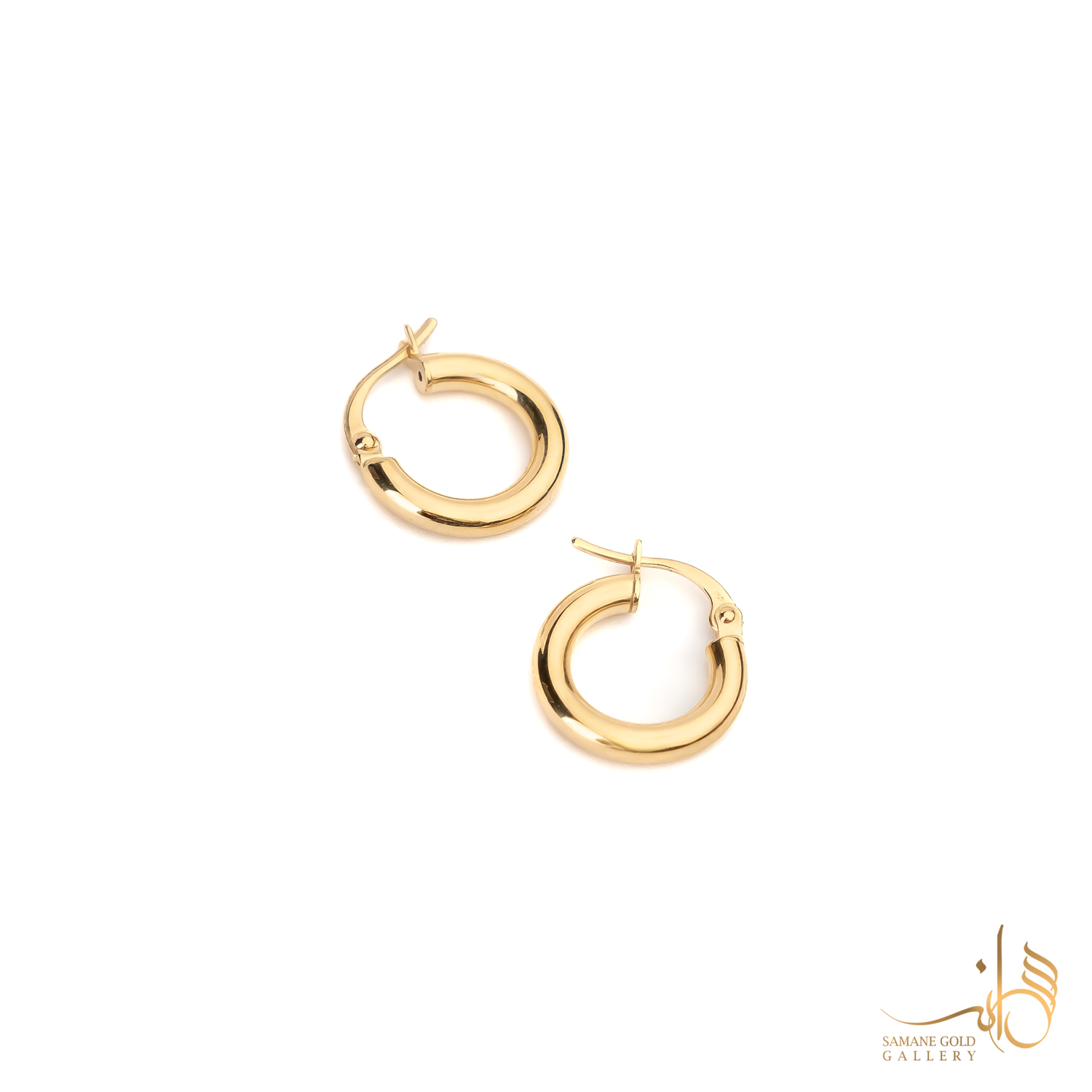 گوشواره طلا حلقه‌ای ساده