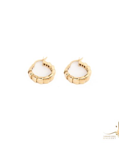 گوشواره طلا حلقه‌ای ماری