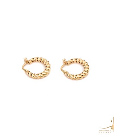گوشواره طلا حلقه‌ای گیسو