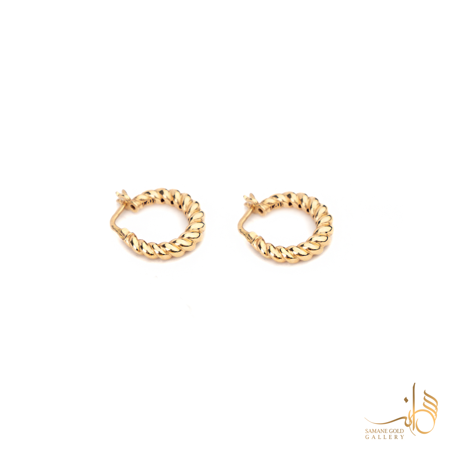 گوشواره طلا حلقه‌ای گیسو