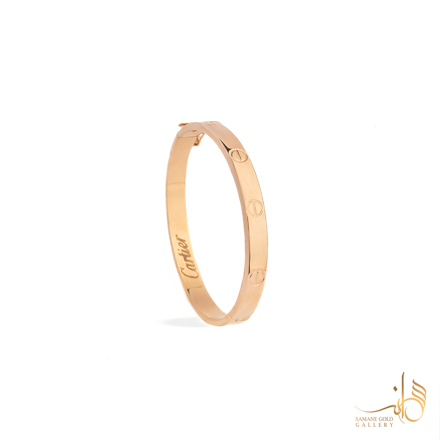 بنگل طلا لاوکارتیه رزگلد