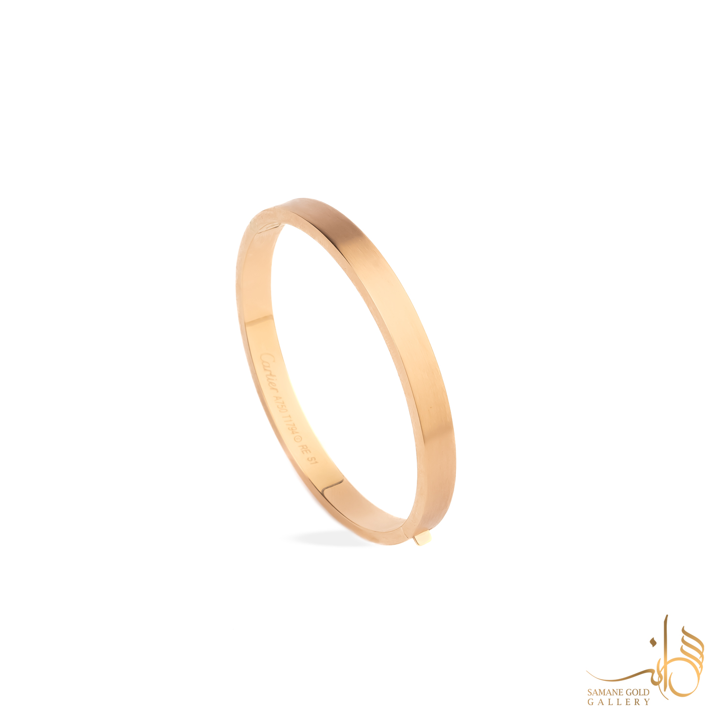 بنگل طلا مات رزگلد