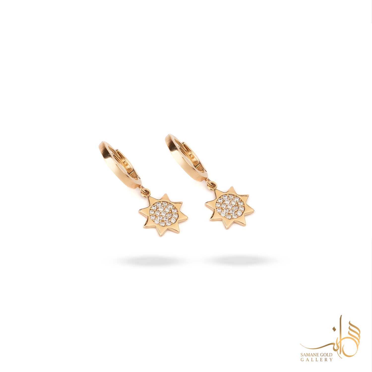 گوشواره طلا روکو خورشید