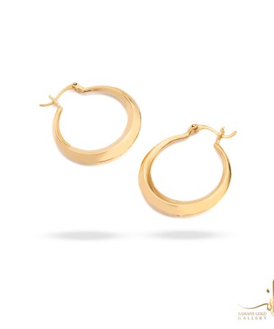 گوشواره طلا حلقه‌ای دامله