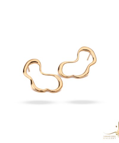 گوشواره طلا میخی دفرمه