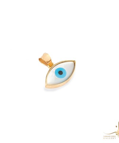 آویز طلا چشم مارکیز ساده