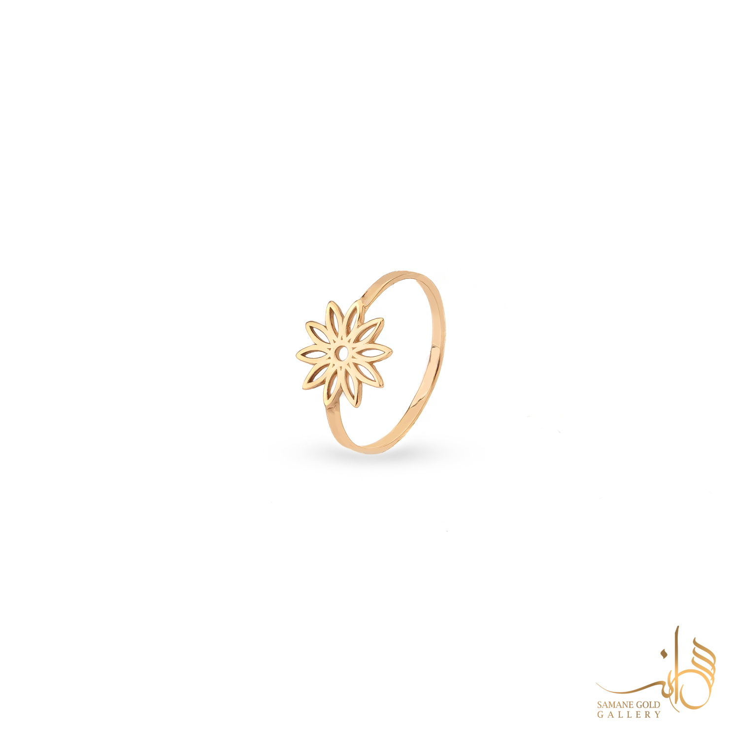 رینگ طلا گل
