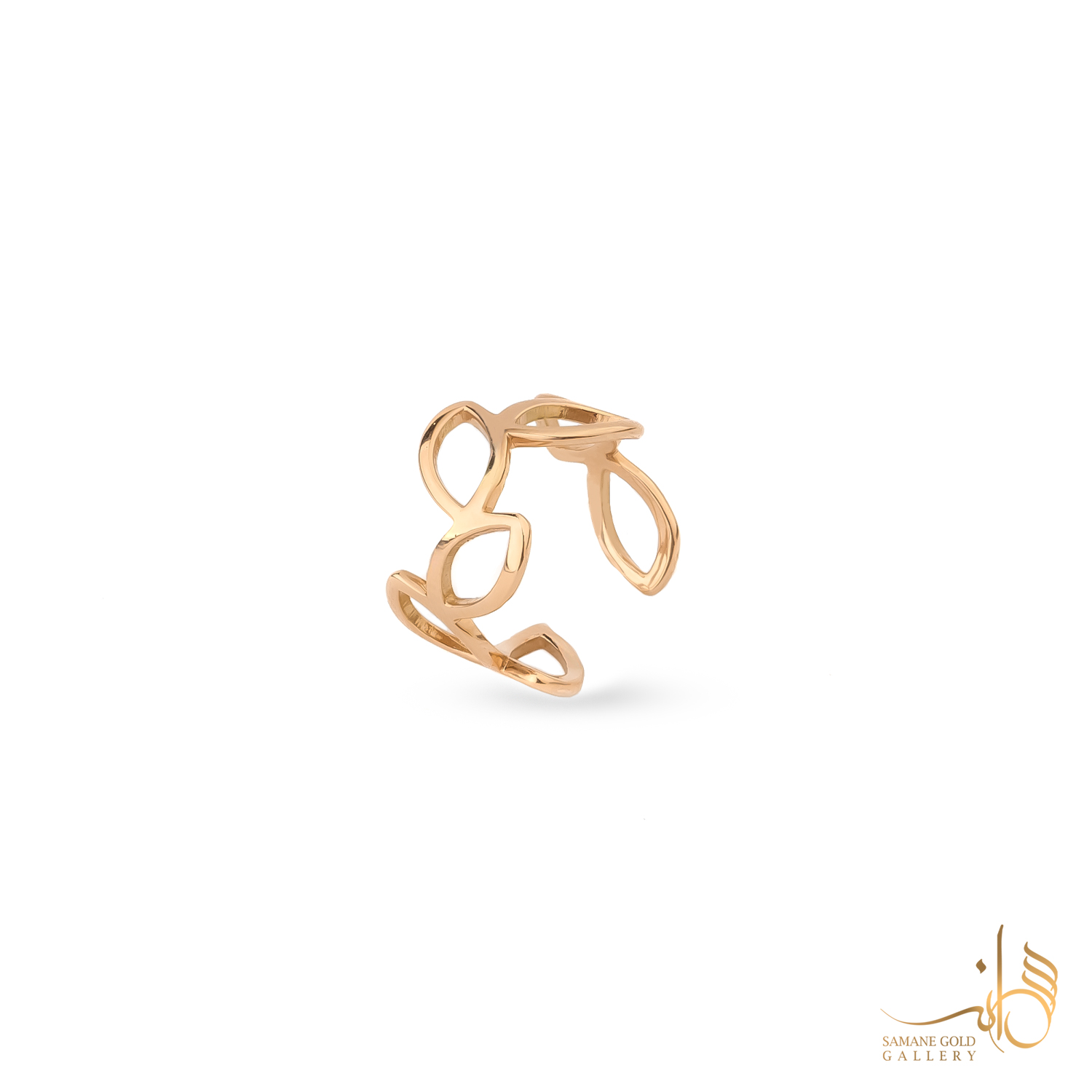 انگشتر طلا برگ