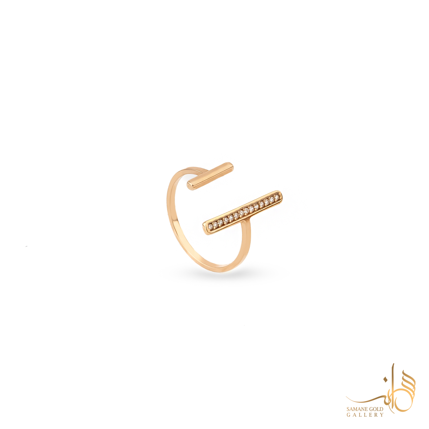 انگشتر طلا تیفانی نگین‌دار