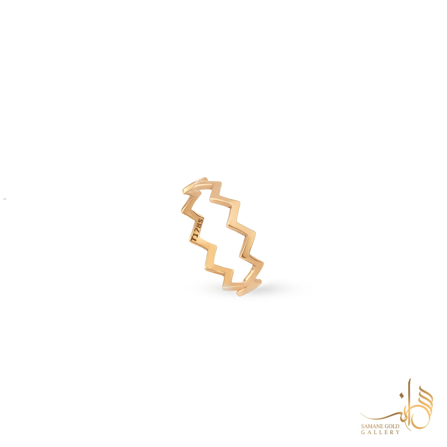 انگشتر طلا زیگ‌زاگ خاص