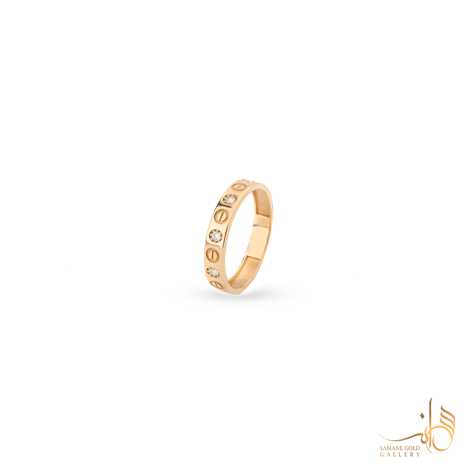 انگشتر طلا کارتیه نگین‌دار