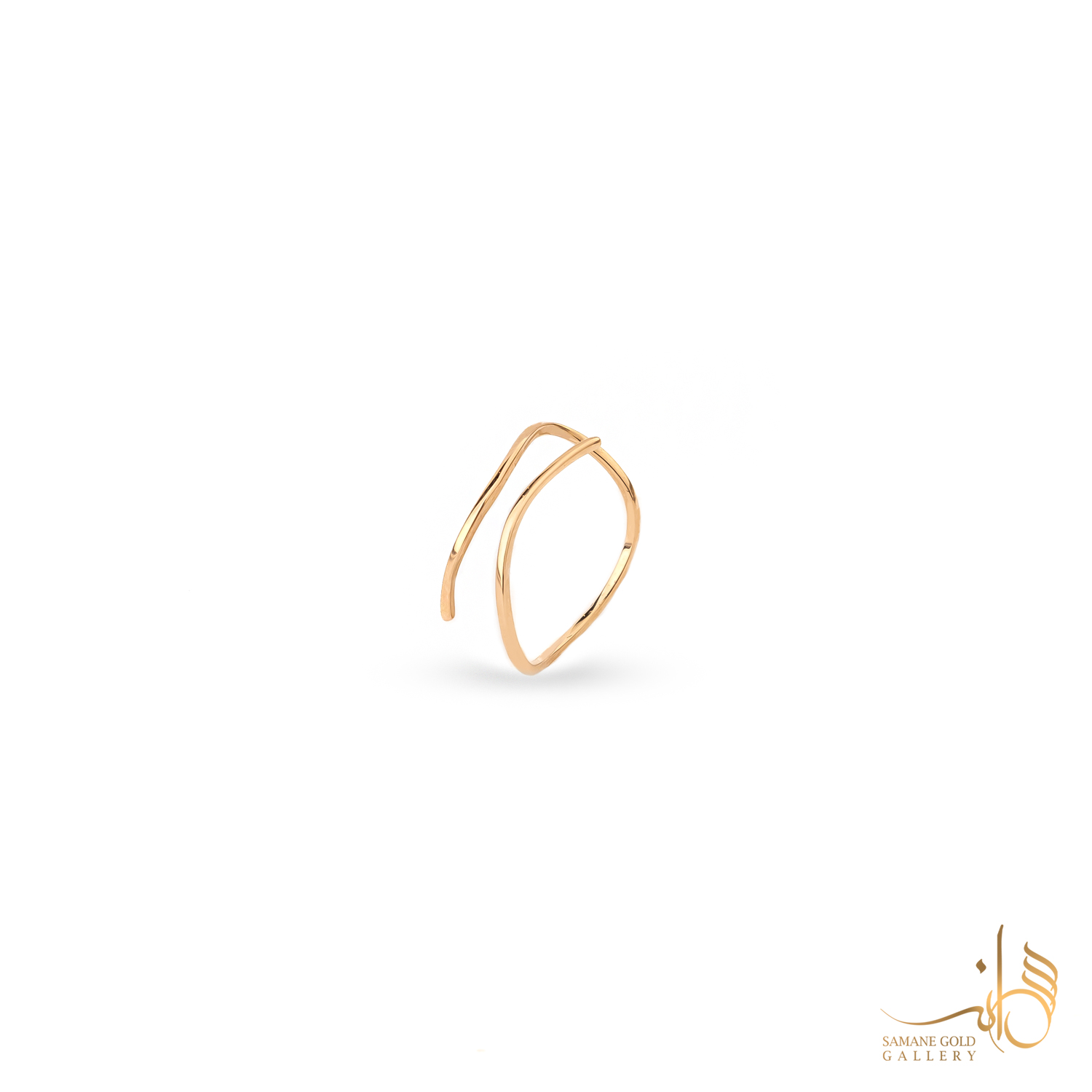 انگشتر طلا منحنی