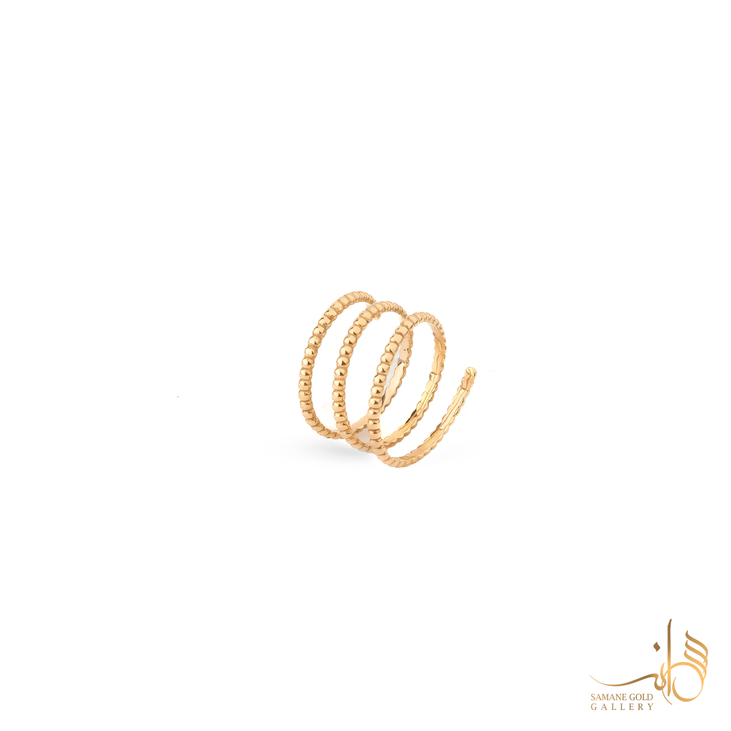 انگشتر طلا فنری گوارسه