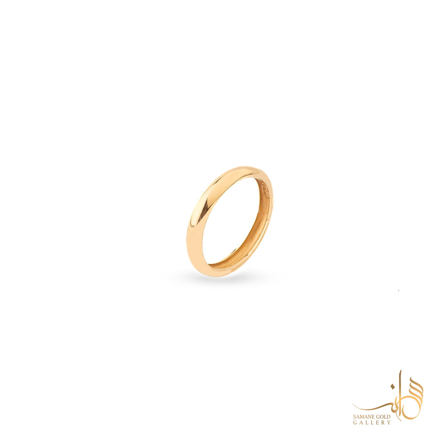 رینگ طلا دامله ساده