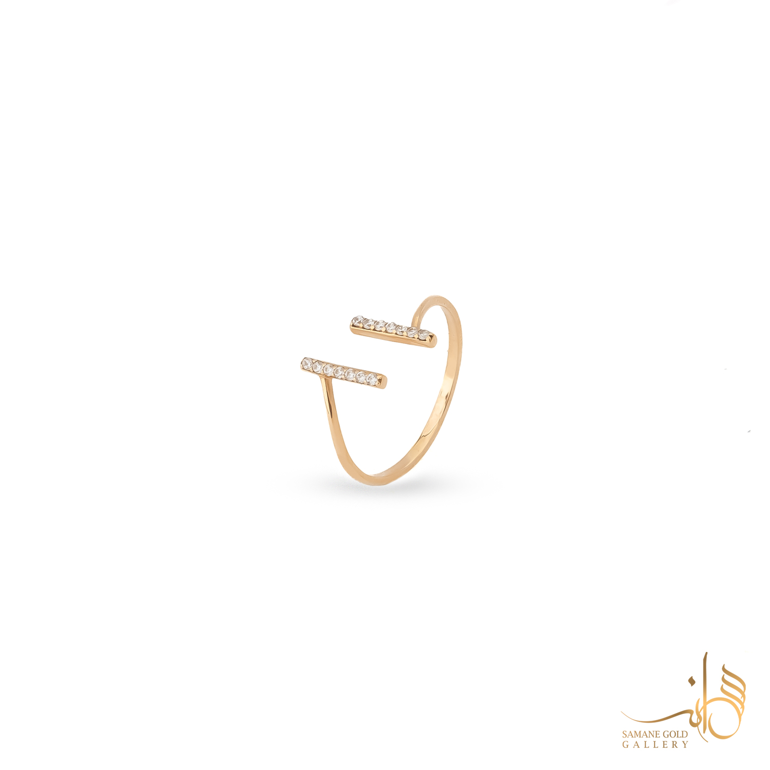 انگشتر طلا تیفانی نگین‌دار