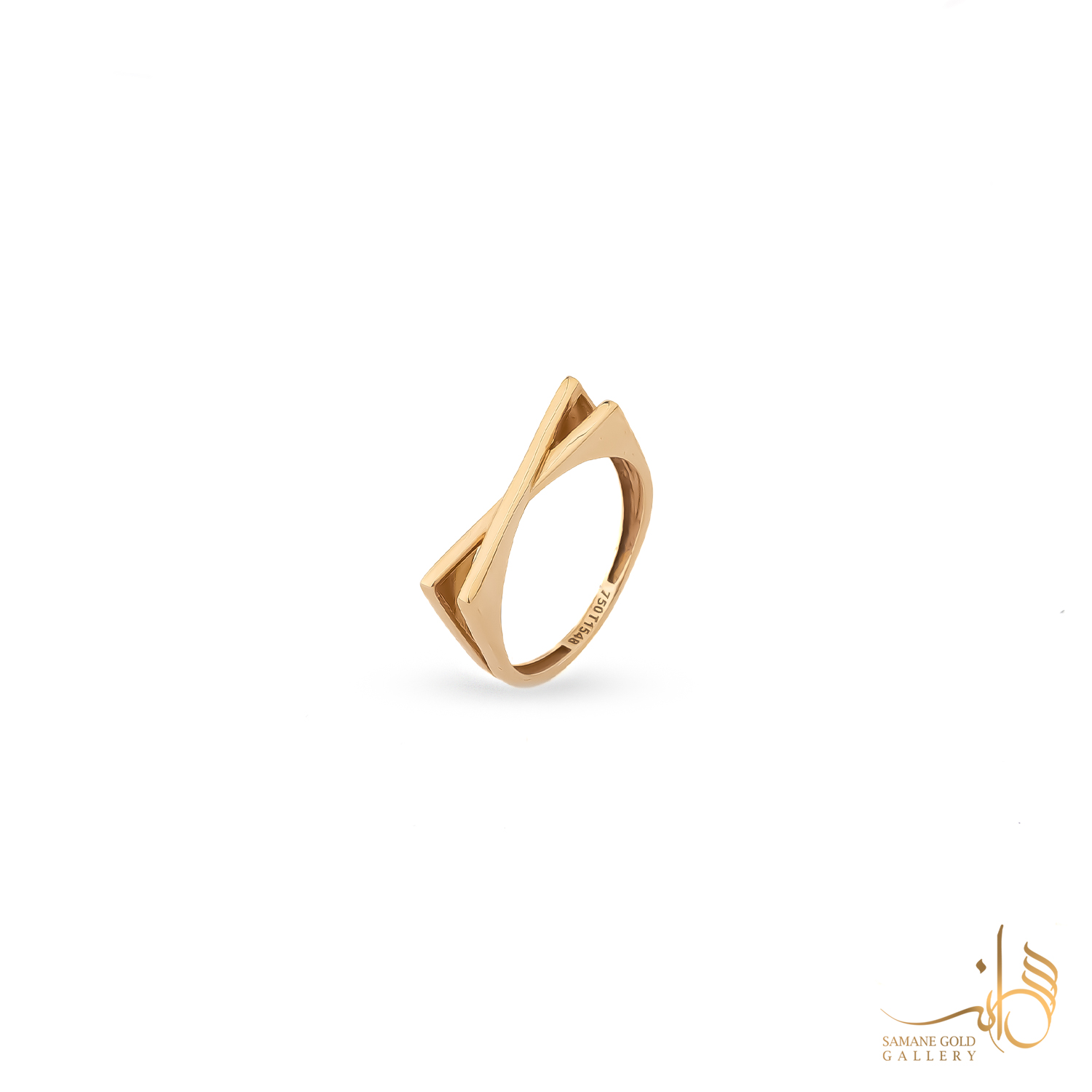 انگشتر طلا ضربدر