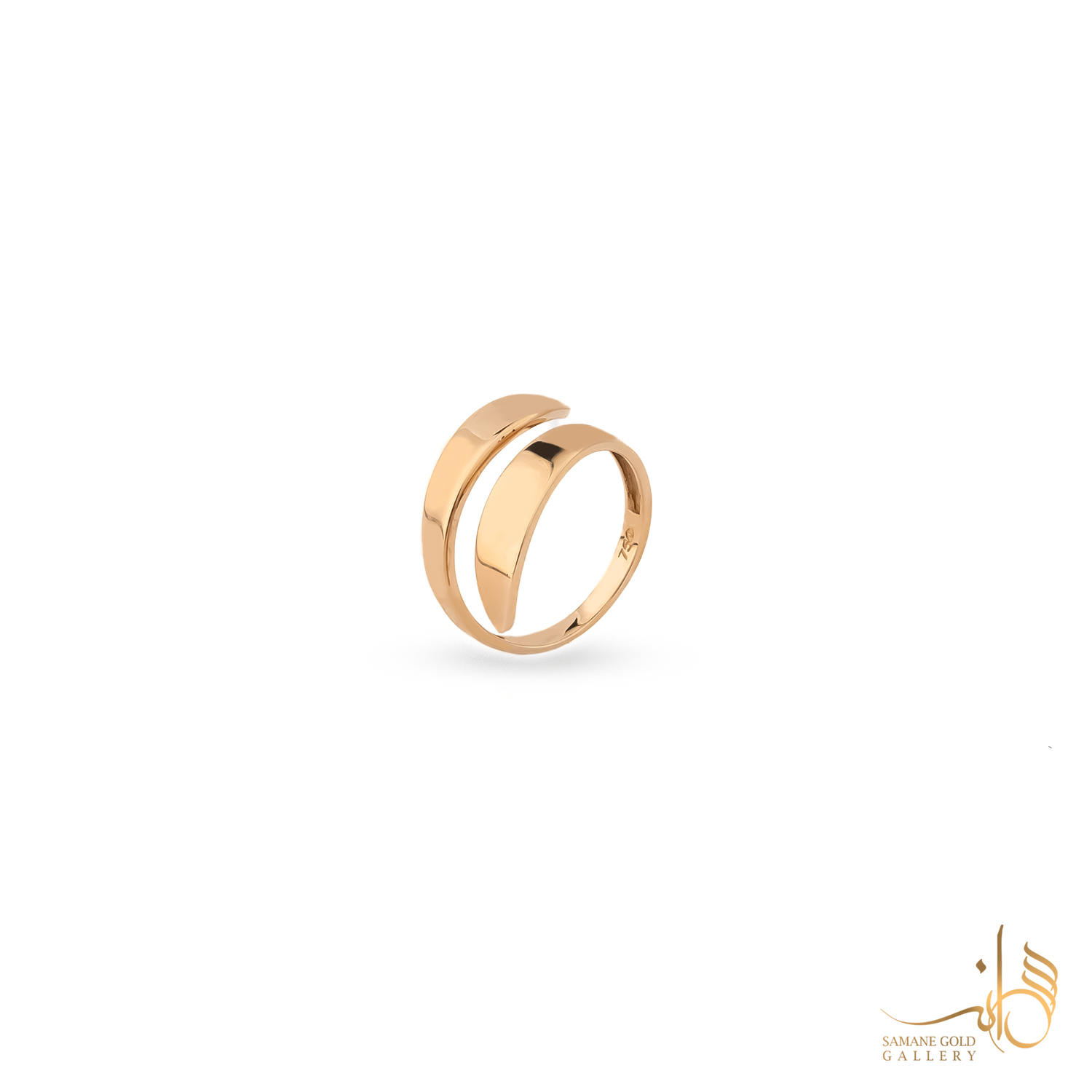 انگشتر طلا دو گوش