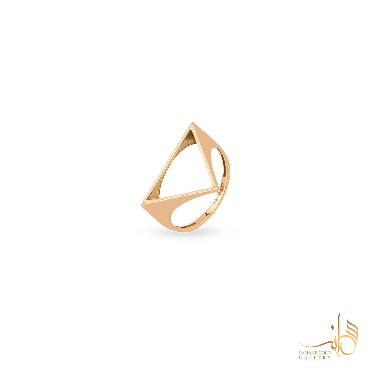 انگشتر طلا مثلث