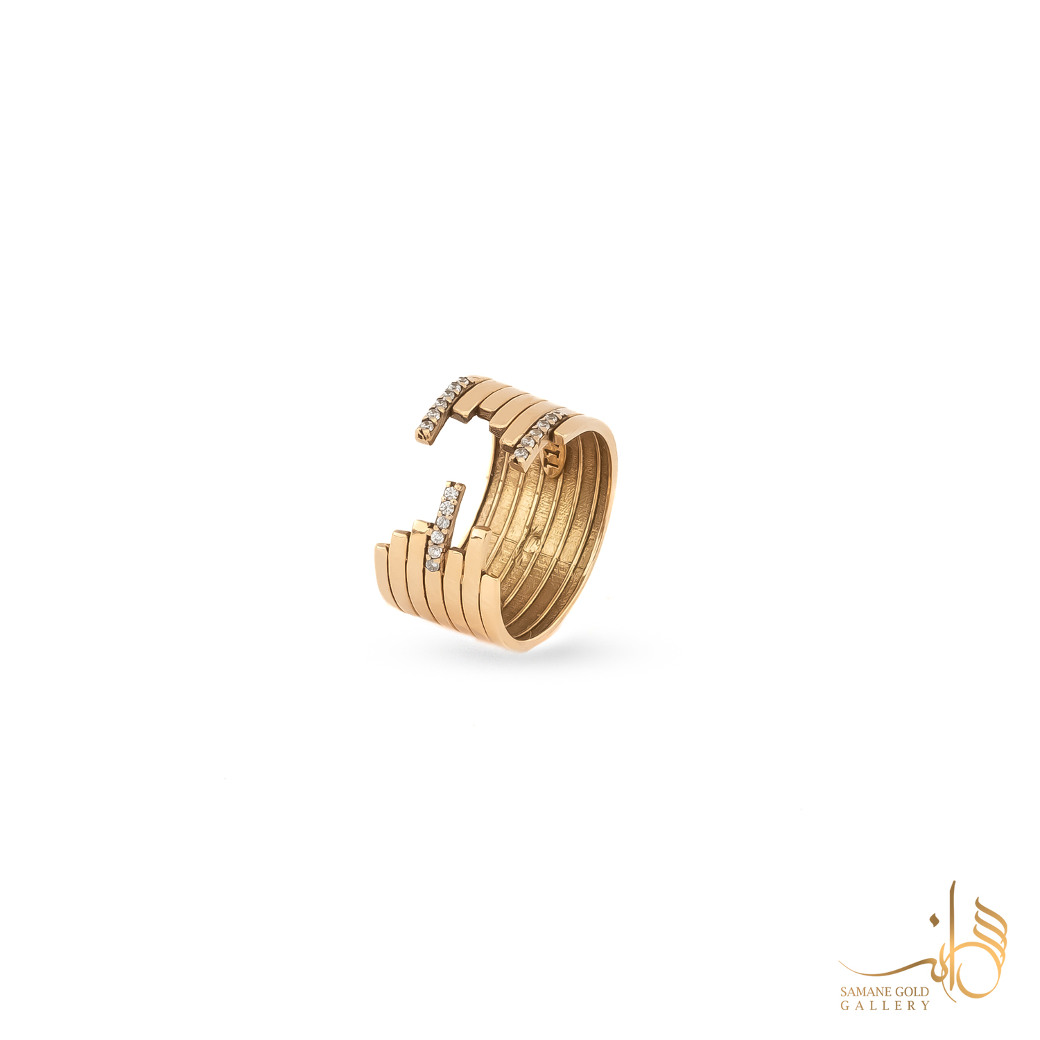 انگشتر طلا شکاف