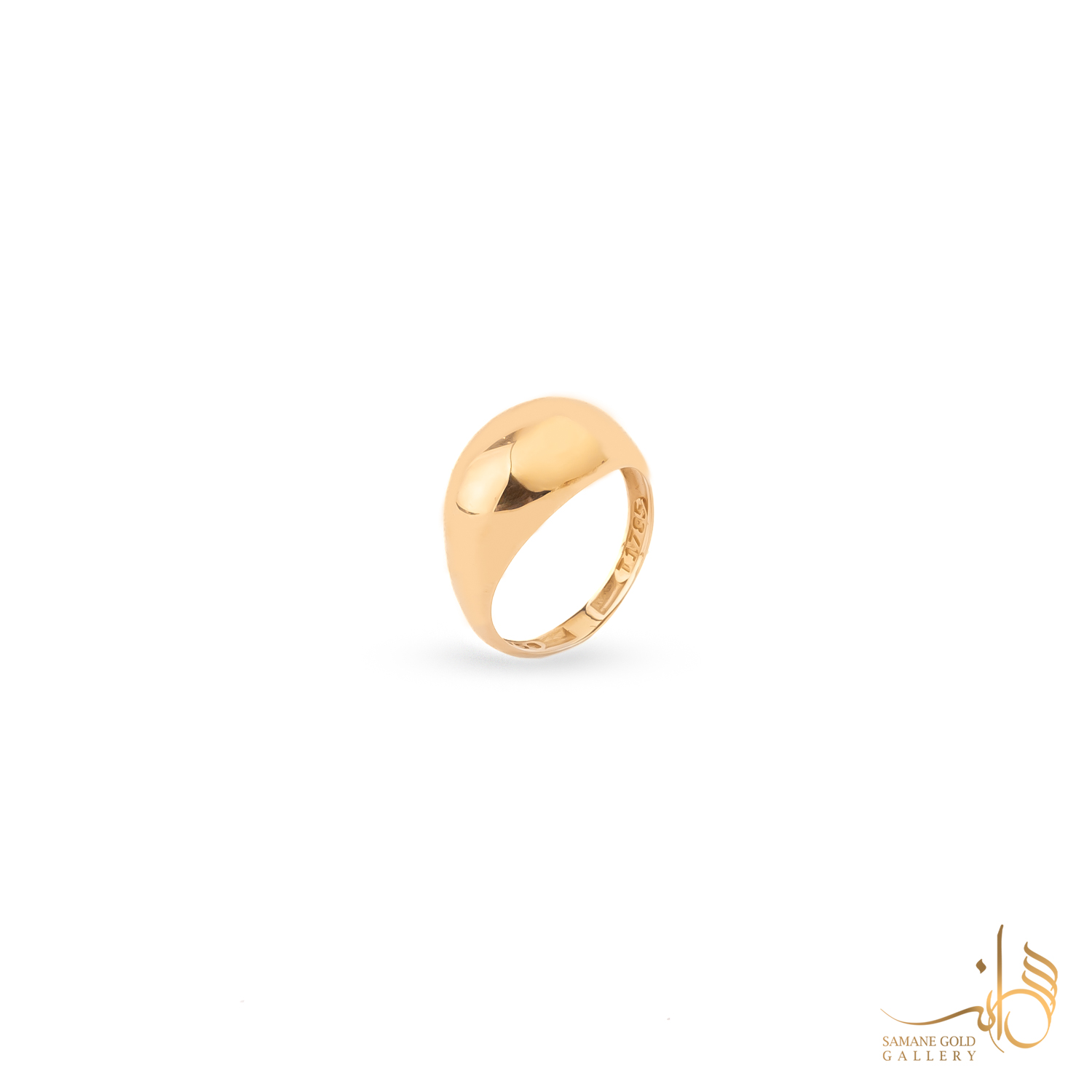 انگشتر طلا قوس پهن