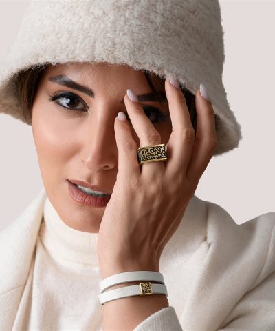 انگشتر طلا زنانه سخن عشق - تصویر 2