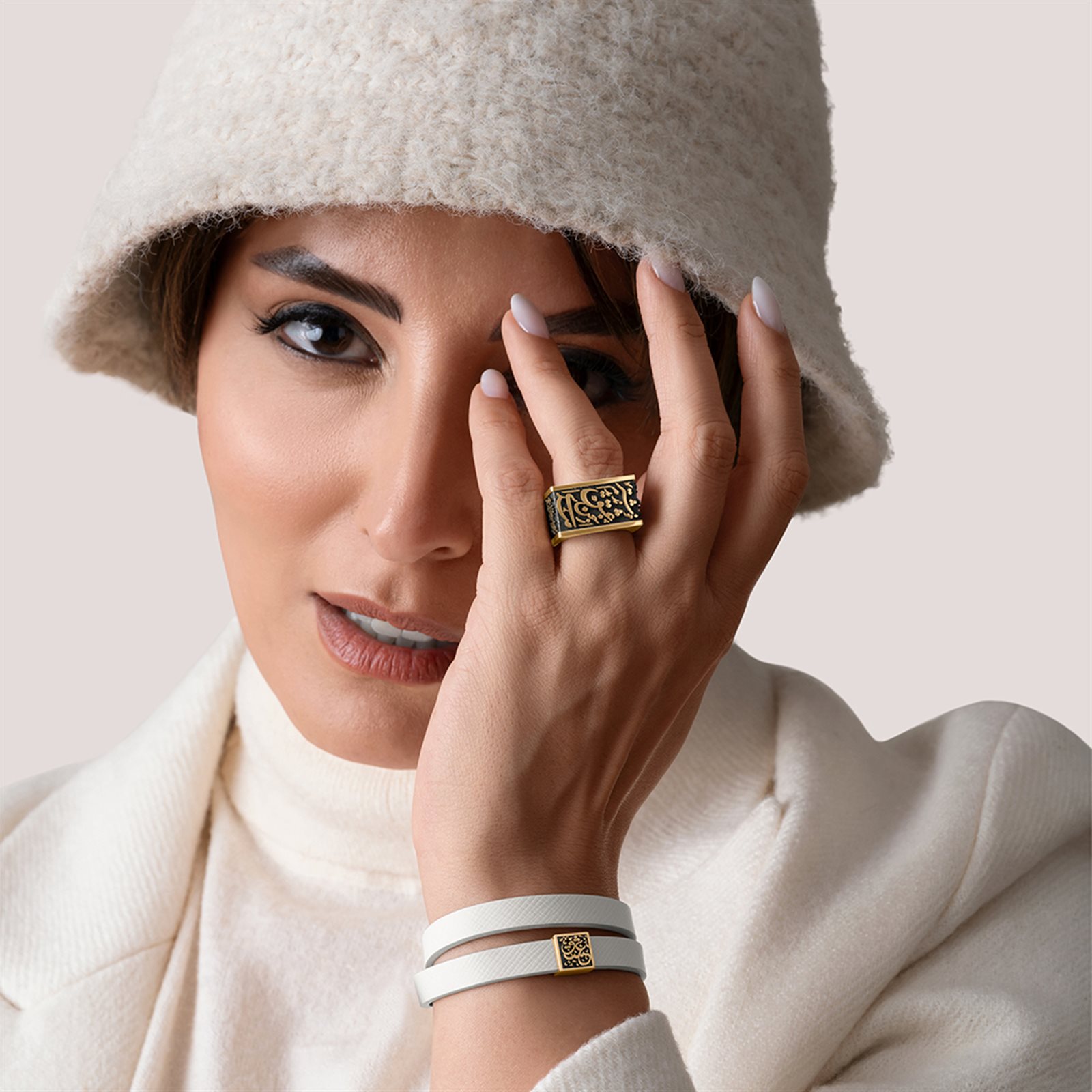 انگشتر طلا زنانه سخن عشق - تصویر 2