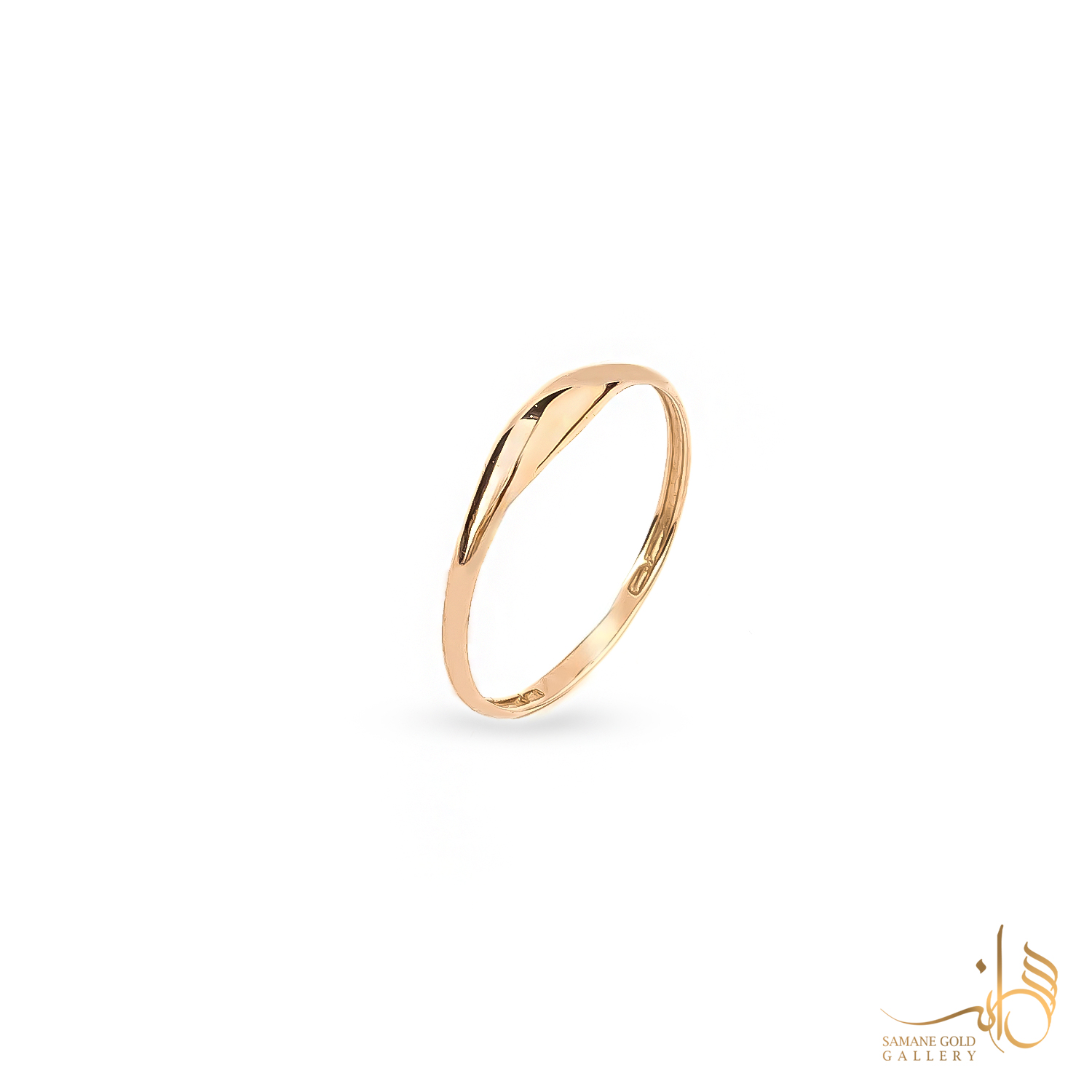 انگشتر طلا قوس ظریف