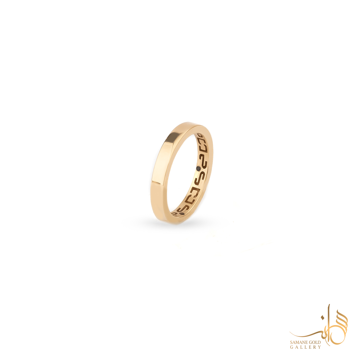 رینگ طلا تخت زنانه ساده