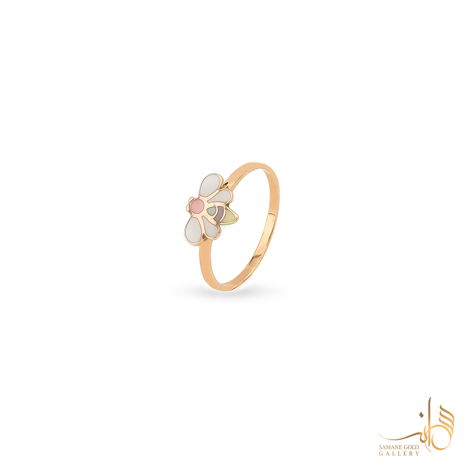 انگشتر طلا سنجاقک بچگانه